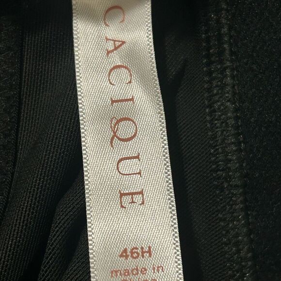 Cacique Unlined Full Coverage Bra Sz-46H - Picture 3 of 3